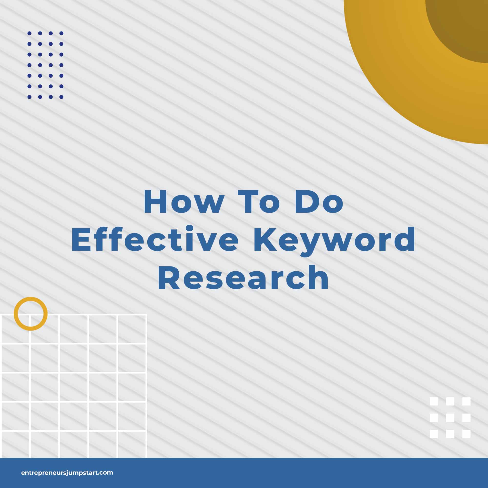 How To Do Effective Keyword Research